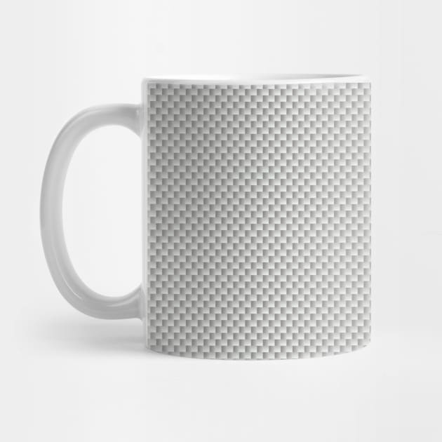 Grey and White Simulated Carbon Fiber by podartist